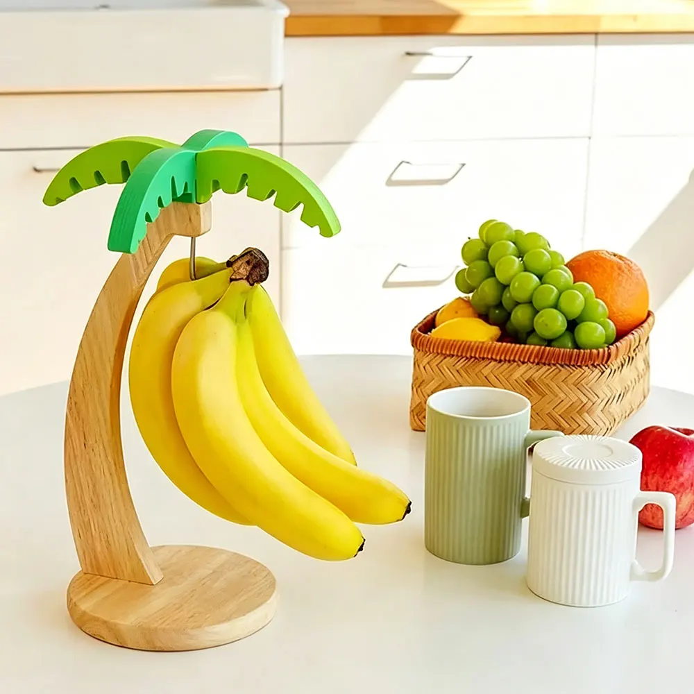 Kitchen Gadgets Modern - Деревянная подставка для бананов: держатель-крючок для