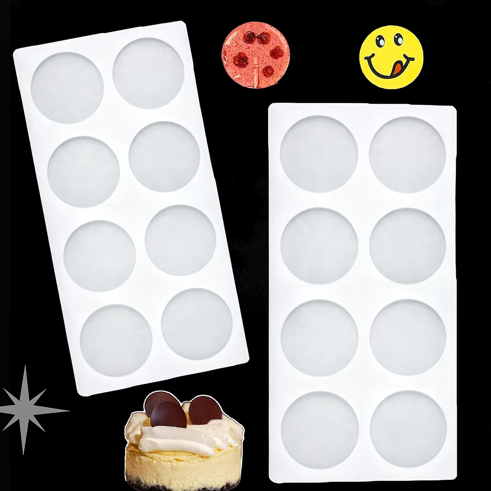 Silicone Mold Baking - 8-полосная цилиндрическая силиконовая форма для переворачивания