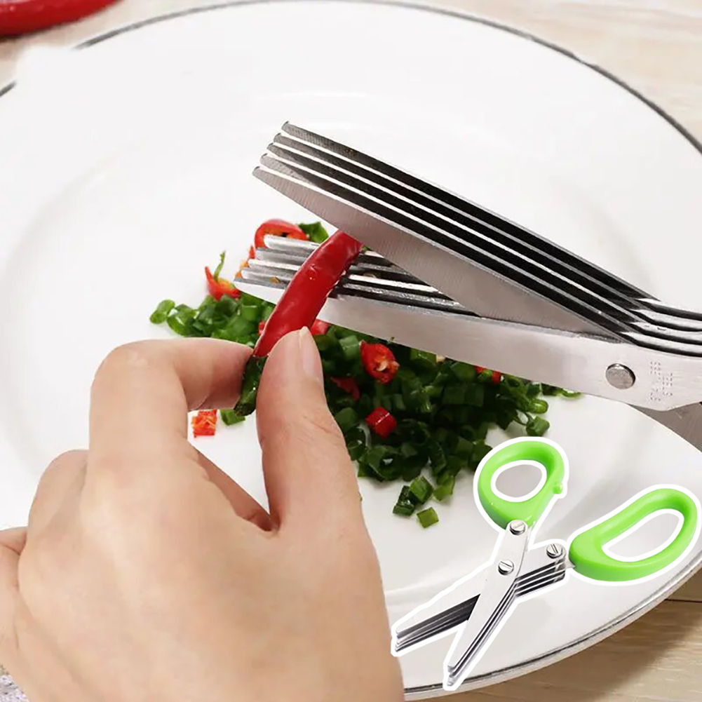 Ножницы для трав из нержавеюще – обзор и цена Herb Scissors 5 Blade